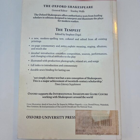 The Tempest – Oxford Shakespeare, ed. Stephen Orgel - Picture 2 of 6
